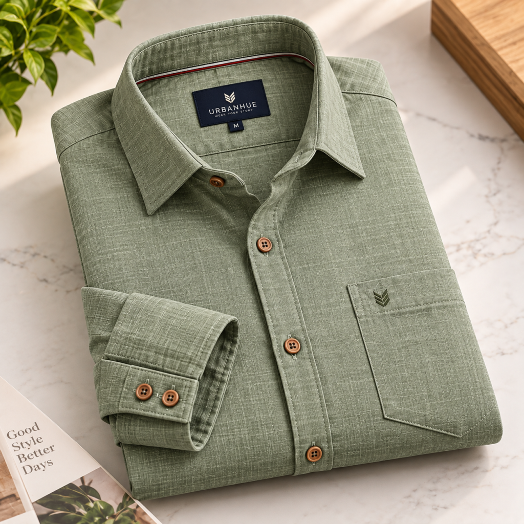Urbanhue Sage Classic Casual Shirt